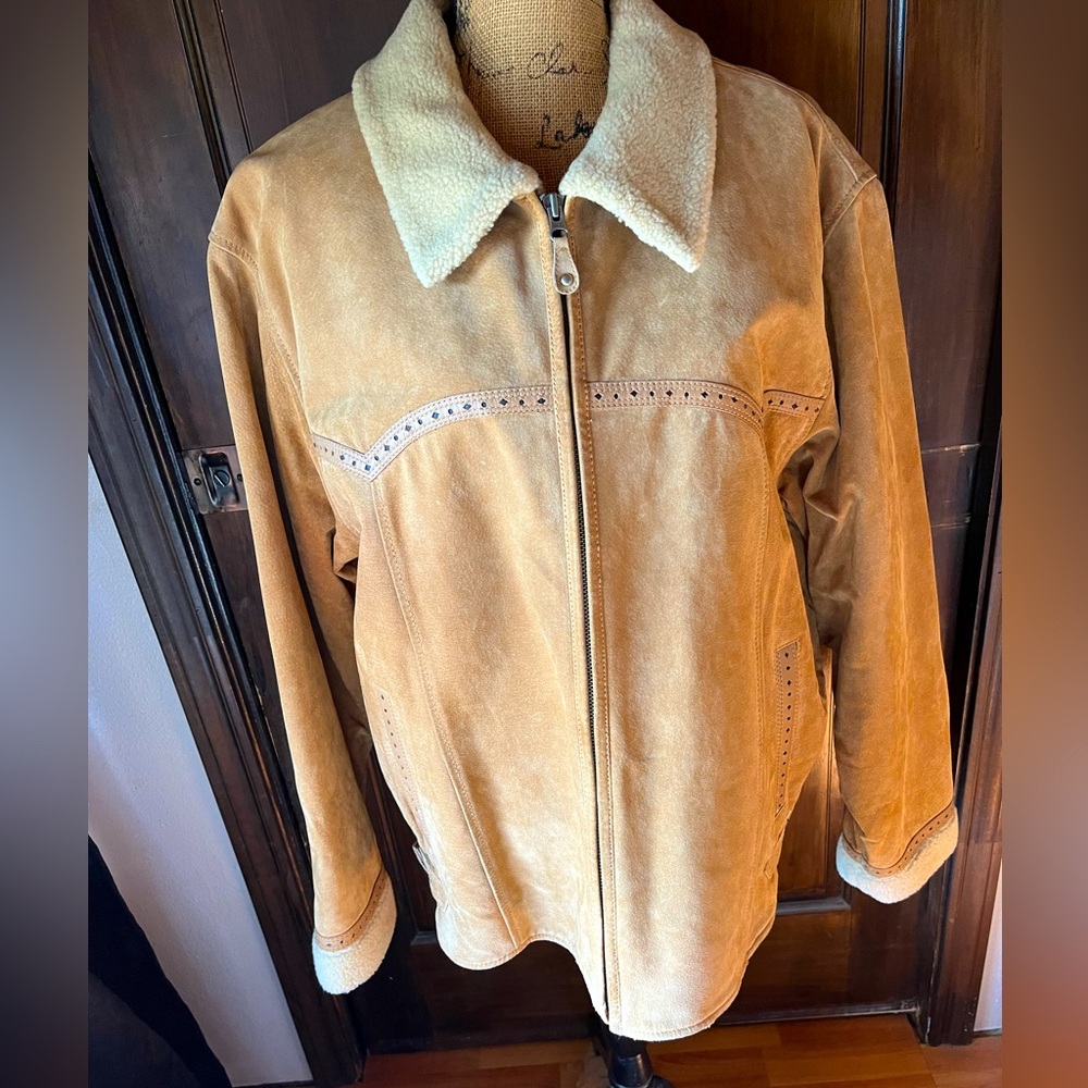 Cripple Creek Leather and Suede Jacket